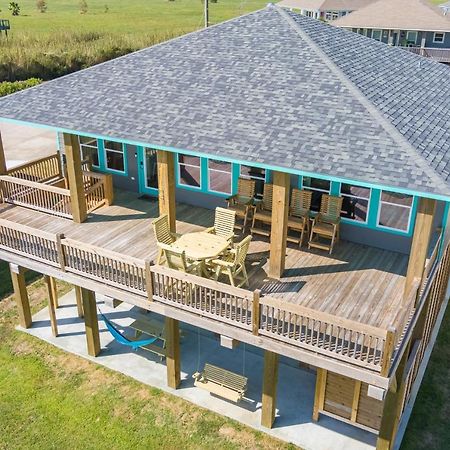 Stylish 4Br Crystal Beach Retreat Walk To Beach Bolivar Peninsula Extérieur photo