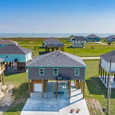 Stylish 4Br Crystal Beach Retreat Walk To Beach Bolivar Peninsula Extérieur photo