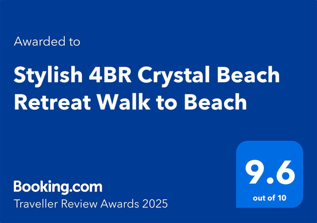 Stylish 4Br Crystal Beach Retreat Walk To Beach Bolivar Peninsula Extérieur photo